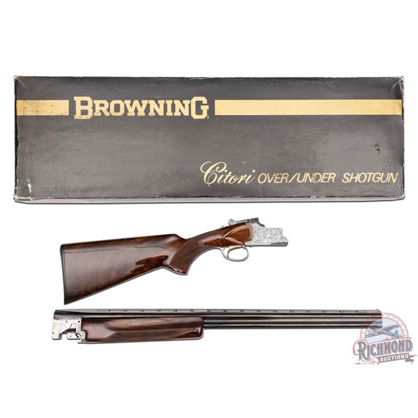1981 Browning Citori 410 GA Magnum Field Grade V Over Under Shotgun Engraved & Signed M. Ikezawa