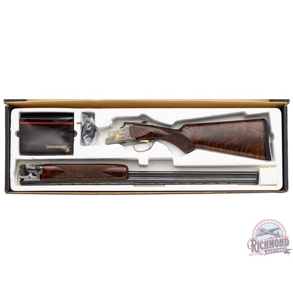 Excellent Engraved Browning Grade VI Citori Lightning .410 Over/Under Shotgun & Original Box