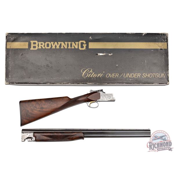 NICE 1980 Browning Citori Sporter 20 GA Grade V Engraved Over Under Shotgun in Original Box