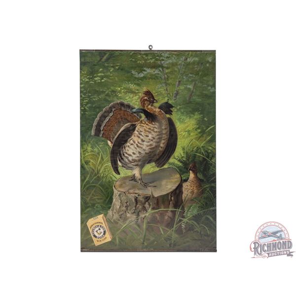 Arm & Hammer New York Church & Co Baking Soda Canvas Poster w/ Ruffled Grouse by G. Muss-Arnolt