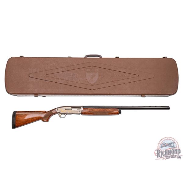Belgium Browning Gold Ducks Unlimited Semi-Auto Shotgun with Case