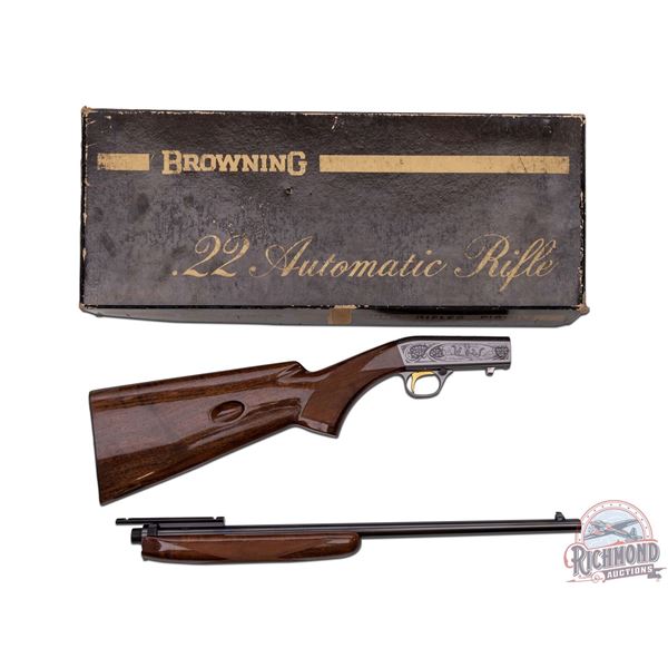 Rare Browning Belgium SA-22 Grade II w/ Full Signature .22 LR Semi-Auto Rifle & Original Box