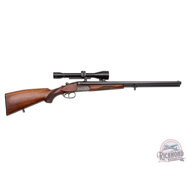 East German JP Sauer Fortuna Combination Drilling 16x16 Gauge Shotgun 7x57 R Rifle