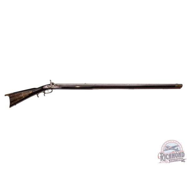 J.H. Johnston Kentucky Percussion Rifle Numbered 200.