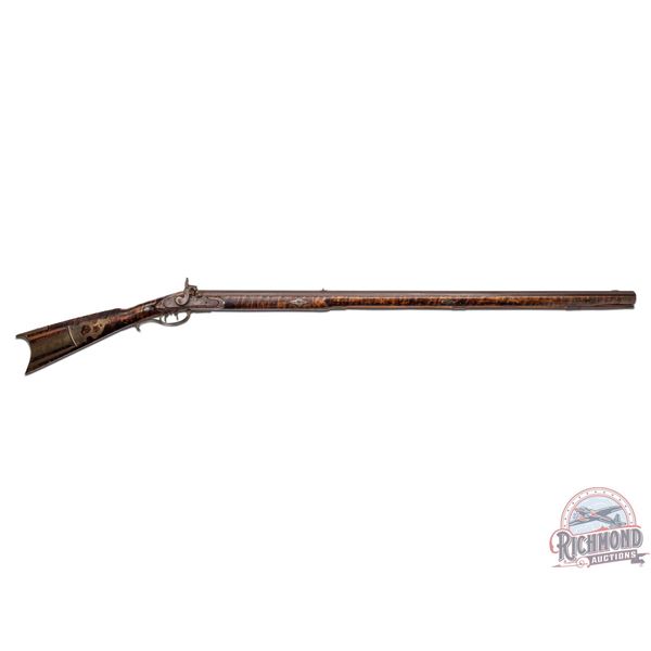 Fullstock Percussion Kentucky Rifle Attributed to Nicholas Shennefelt