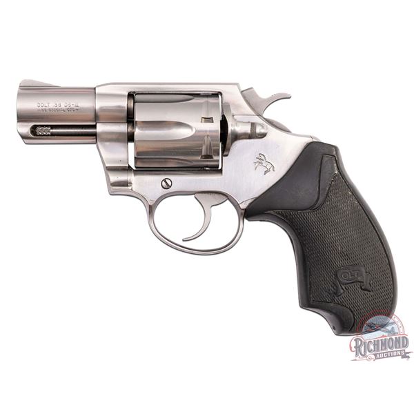 1998 Colt 38 DS-II Detective Special Snub Nose Stainless .38 SPL Double Action Revolver