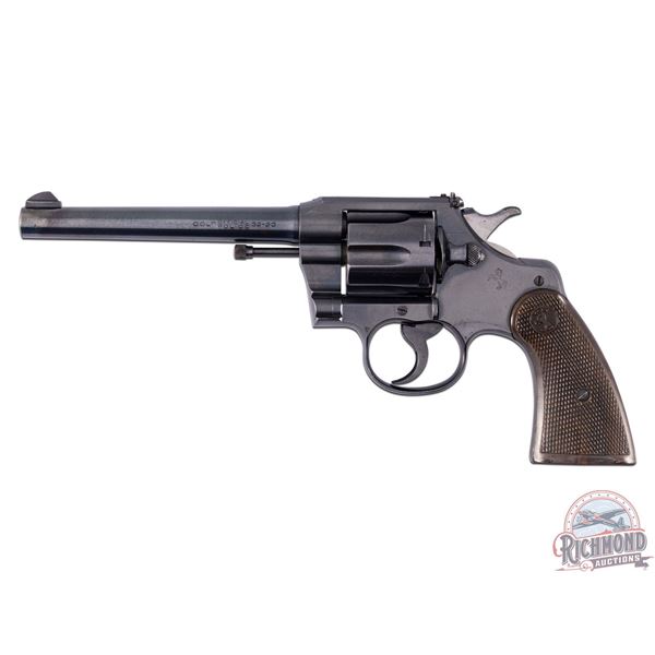 1933 Colt Official Police 32-20 WIN Double Action 6" Revolver