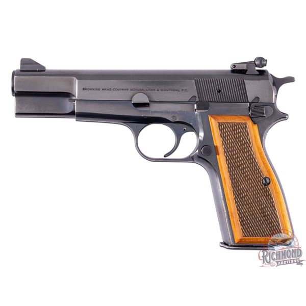 1982 Browning Belgium Hi Power 9mm Luger Blued Semi-Auto Pistol