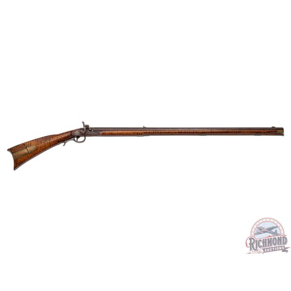 Lehigh Style Percussion Kentucky Rifle with Faux Striping