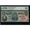 Image 1 : 1869 $5 Legal Tender Note PMG 20