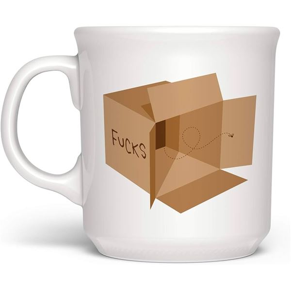 NEW FRED & FRIENDS SAY ANYTHING MUG NO FCKS GIVEN