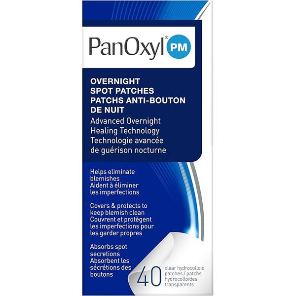NEW 80 CLEAR PANOXYL OVERNIGHT SPOT PATCHES