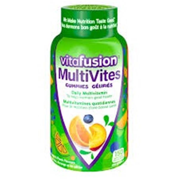 NEW 150 GUMMIES VITAFUSION MULTIVITES