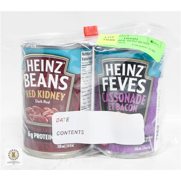 NEW 2 X 398ML HEINZ BEANS VARIETY PACK