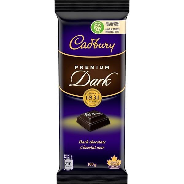 NEW 100G CADBURY PREMIUM DARK CHOCOLATE