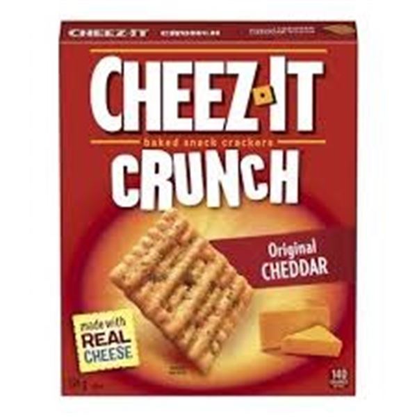 NEW 3 X 200G CHEEZ IT CRUNCH CHEDDAR