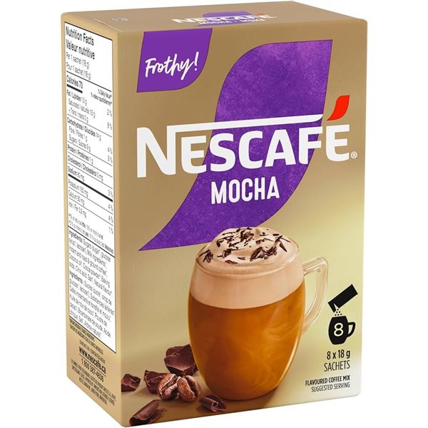 NEW 6 (8 X 18G) NESCAFE GOLD MOCHA