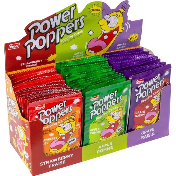 NEW 48 POWER POPPERS VARIETY PACK