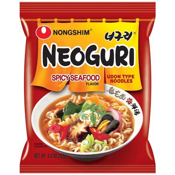 NEW 10 X 120G NEOGURI SPICY SEAFOOD UDON NOODLES