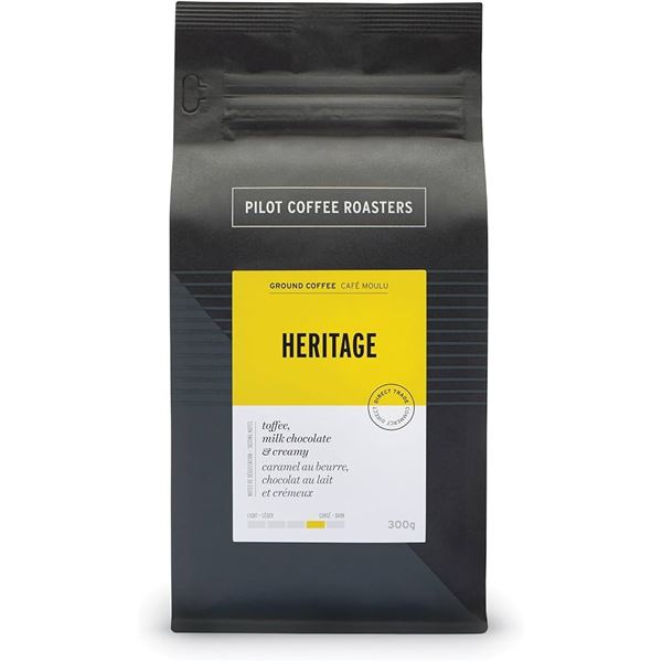 NEW 300G PILOT COFFEE ROASTERS HERITAGE TOFFEE