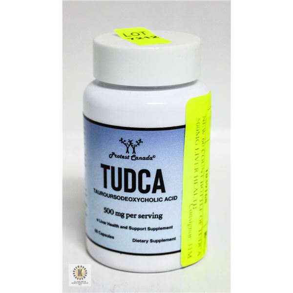 NEW 60 COUNT BOTTLE OF TUDCA 500MG LIVER HEALTH