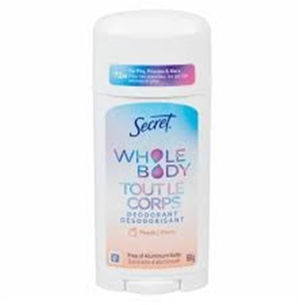 NEW 68G SECRET WHOLE BODY DEODORANT