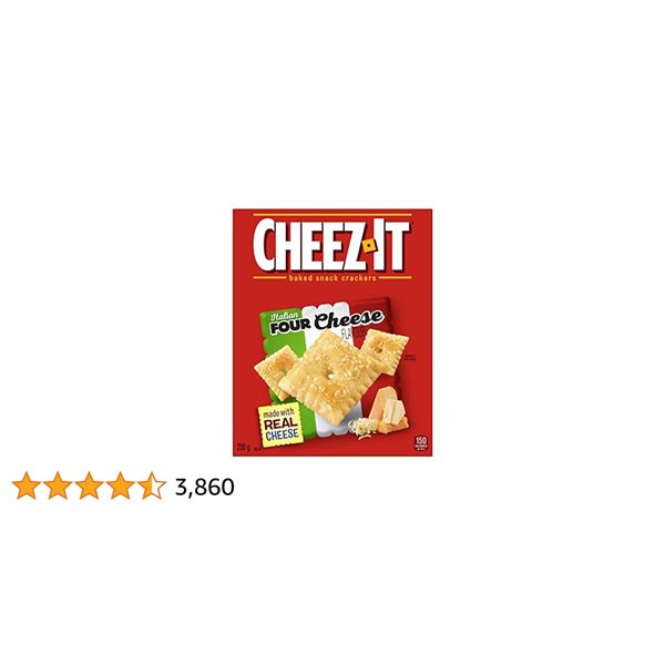 NEW 3 X 200G CHEEZ IT ITALIAN FOUR CHEESE QUATRE