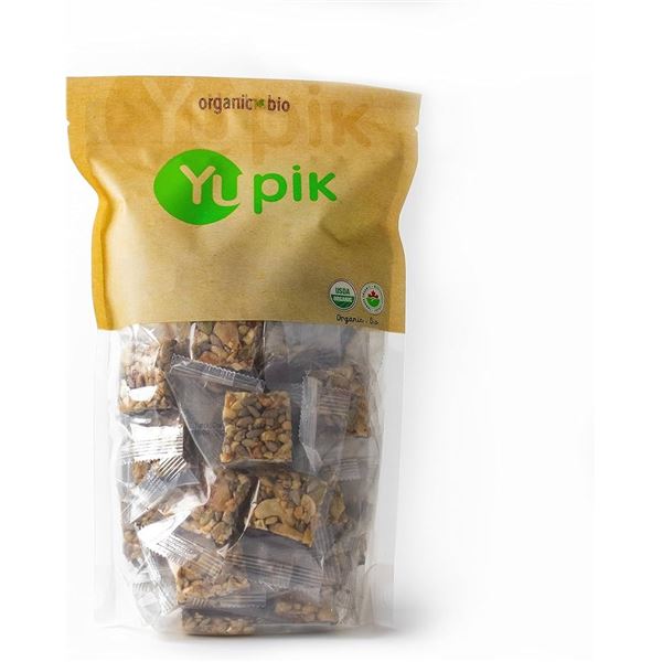 NEW 454G YUPIK ORGANIC DARK CHOC SALTED CARAMEL