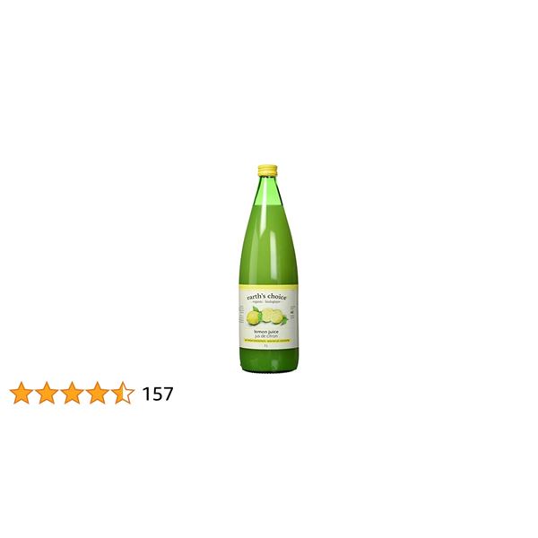 NEW 1L EARTHS CHOICE LEMON JUICE