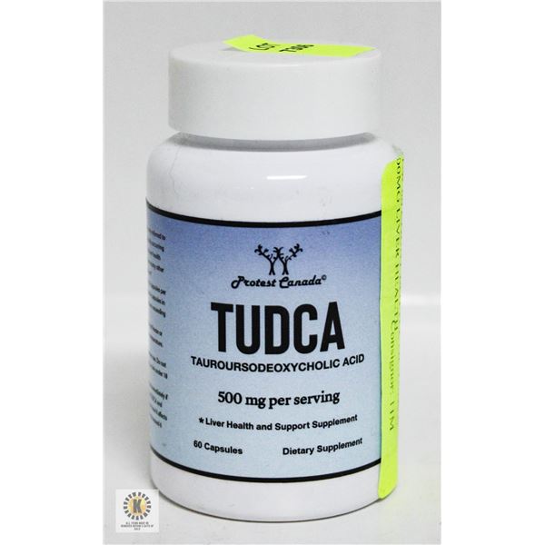 NEW 60 COUNT BOTTLE OF TUDCA 500MG LIVER HEALTH