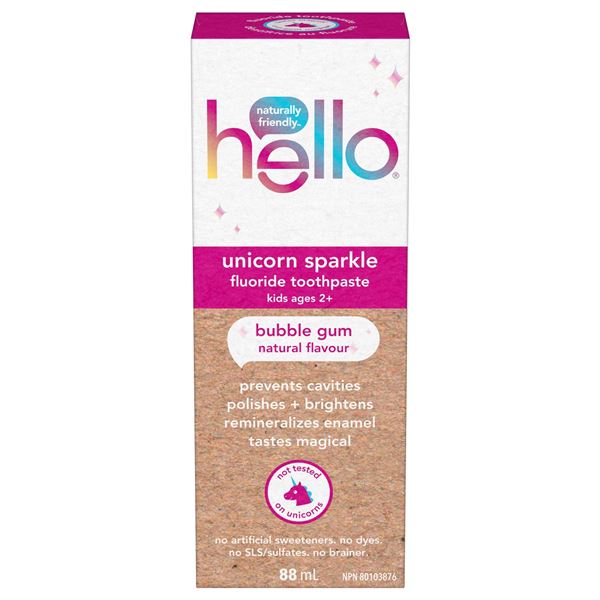 NEW 88ML HELLO UNICORN SPARKLE TOOTHPASTE