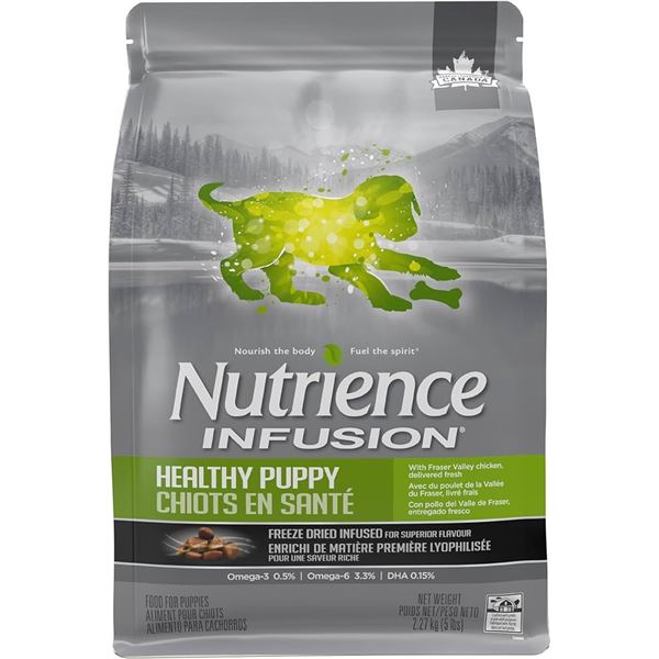 NEW 5LBS NUTRIENCE INFUSION HEALTHY PUPPY