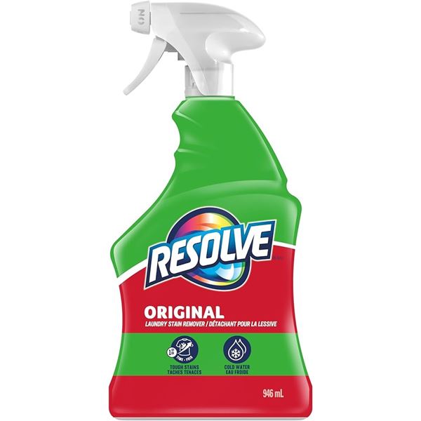 NEW 4 X RESOLVE LAUNDRY STAIN REMOVER SPRAY
