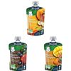 Image 1 : NEW 12 X 128ML GERBER ORGANIC FRUIT & VEG PUREE