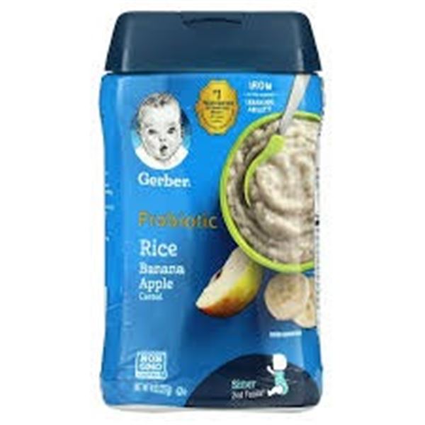 NEW 6 X 227G GERBER BL RICE BANANA