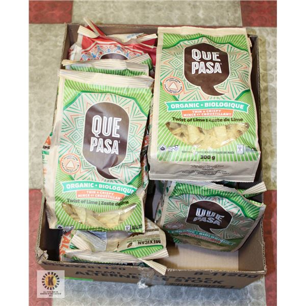 NEW 10 X 300G QUE PASA THIN & CRISPY VARIETY PACK