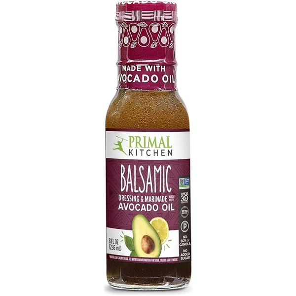 NEW 3 X 236ML PRIMAL KITCHEN BALSAMIC