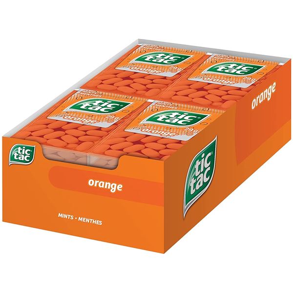 NEW 12 X 29G TICTAC ORANGE