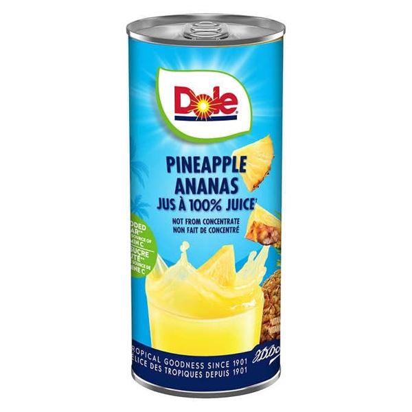 23 X 240ML DOLE PINEAPPLE JUICE