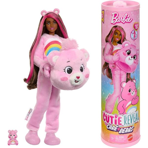 NEW BARBIE CARE BEARS CUTIE REVEAL