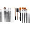 Image 1 : NEW 25 PIECES CRAFT BRUSH PACK