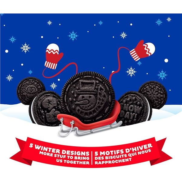 NEW 3 X 530G OREO WINTER DESIGNS