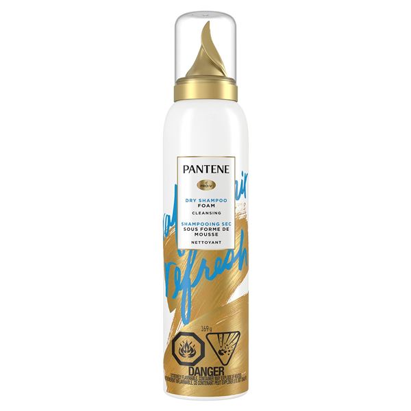NEW 169G PANTENE DRY SHAMPOO FOAM CLEANSING