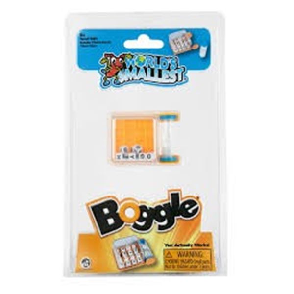 NEW WORLDS SMALLEST BOGGLE