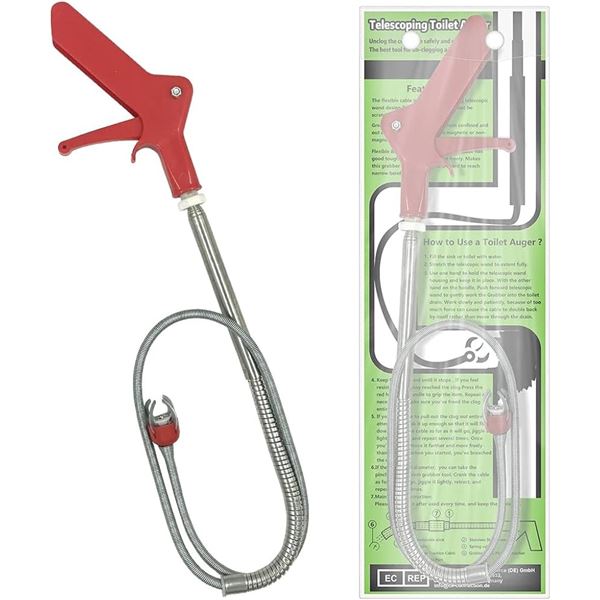 NEW TELESCOPING TOILET AUGER