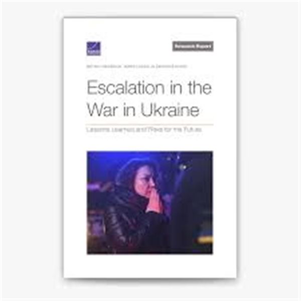 NEW PAPERBACK- ESCALATION IN THE WAR IN UKRAINE