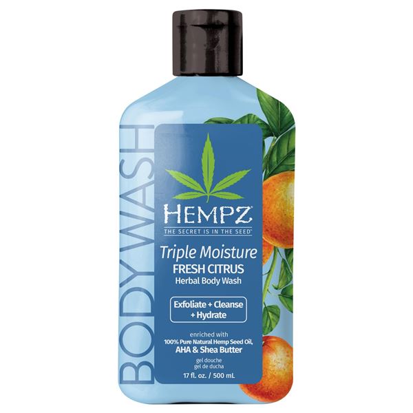 NEW 500ML HEMPZ TRIPLE MOISTURE BODY WASH