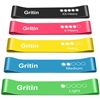 Image 1 : NEW SET OF 5 GRITIN RESISTANCE BANDS 5 COLORS