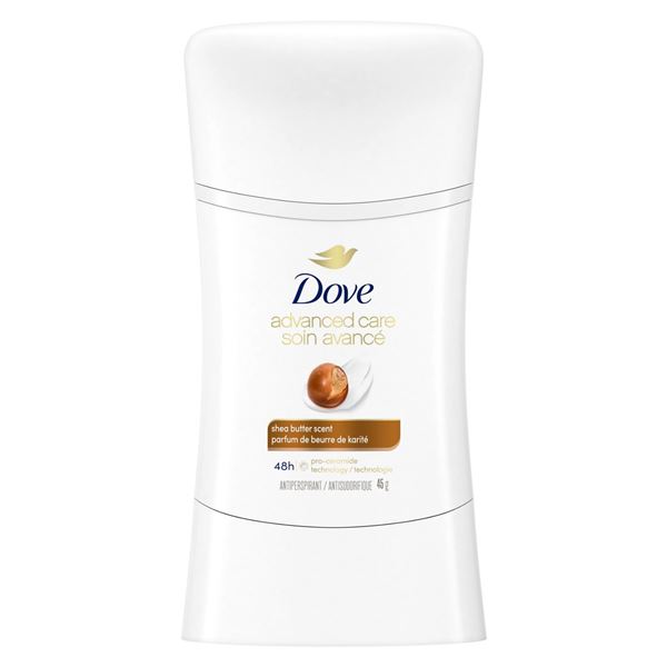 NEW 45G DOVE ADVANCED CARE SHEA BUTTER