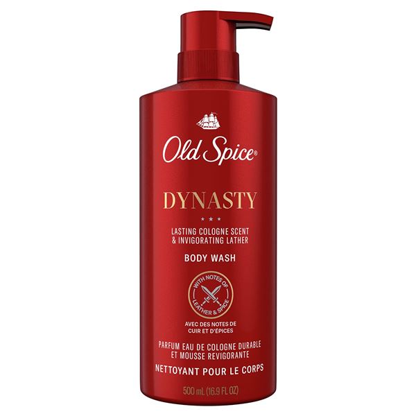 NEW 3 X 500ML OLD SPICE DYNASTY BODY WASH